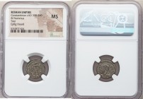 Constantinople Commemorative (ca. AD 330-340). AE3 or BI nummus (17mm, 12h). NGC MS. Trier, 1st officina, ca. AD 330-331, struck under Constantine I t...