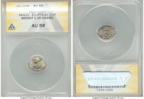 Republic Mint Error - Elliptical Clip 100 Reis ND (1938-1942) AU58 ANACS, cf. KM544. 1.35gm 

HID09801242017

© 2020 Heritage Auctions | All Right...