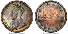 George V Dollar 1936 MS65 PCGS, Royal Canadian mint, KM31. Featuring attractive iridescent toning over both sides. 

HID09801242017

© 2020 Herita...