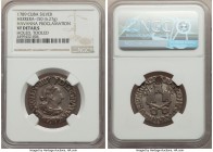 Charles IV silver 2 Reales-Sized "Proclamation" Medal 1789 VF Details (Holed, Tooled) NGC, Herrera-150. 27.5mm. 6.27gm. A scarce issue, and the first ...