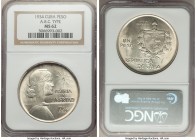 Republic "ABC" Peso 1934 MS62 NGC, Philadelphia mint, KM22.

HID09801242017

© 2020 Heritage Auctions | All Rights Reserved