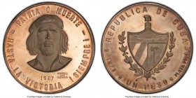 Republic Proof "Ernesto Che Guevara" Peso 1970 PR65 Deep Cameo PCGS, KM-XM31a. 

HID09801242017

© 2020 Heritage Auctions | All Rights Reserved