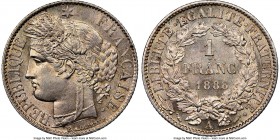 Republic Franc 1888-A MS63 NGC, Paris mint, KM822.1. 

HID09801242017

© 2020 Heritage Auctions | All Rights Reserved