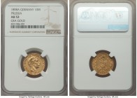 Prussia. Wilhelm II gold 10 Mark 1898-A AU53 NGC, Berlin mint, KM520. AGW 0.1152 oz. Ex. GSA Gold

HID09801242017

© 2020 Heritage Auctions | All ...