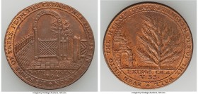 Pair of Uncertified copper Conder 1/2 Penny Tokens, 1) Somersetshire. Bath copper 1/2 Penny Token 1794 - UNC. 30mm. 9.20gm. Ex. Davissons E-Auction 2 ...
