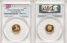 Elizabeth II 4-Piece Certified gold "Britannia" Proof Set 2012 PR70 Deep Cameo PCGS, 1) 10 Pounds 2) 25 Pounds 3) 50 Pounds 4) 100 Pounds All are perf...