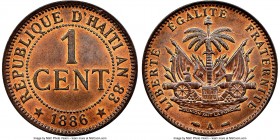 Republic Centime 1886-A MS65 Red and Brown NGC, Paris mint, KM48.

HID09801242017

© 2020 Heritage Auctions | All Rights Reserved