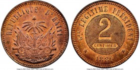 Republic copper Pattern 2 Centimes 1889 MS65 Red and Brown NGC, KM-Pn86.

HID09801242017

© 2020 Heritage Auctions | All Rights Reserved