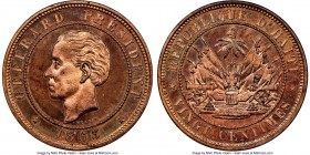 Republic bronze Specimen 20 Centimes 1863-HEATON SP65 S Red NGC, Heaton mint, KM41. Sold with old Freeman Craig dealer tag. 

HID09801242017

© 20...