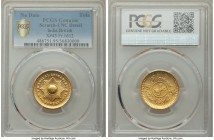 British India. Manilal Chimanlal & Co. Private gold Tola ND (1940) UNC Details (Scratch) PCGS, KM-X45, Fr-1612. AGW 0.3727 oz. 

HID09801242017

©...