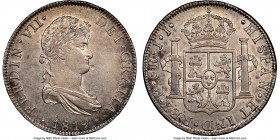 Ferdinand VII 8 Reales 1819 Mo-JJ AU58 NGC, Mexico City mint, KM111. 

HID09801242017

© 2020 Heritage Auctions | All Rights Reserved