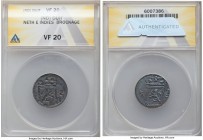 Dutch Colony. Batavian Republic Mint Error - Obverse Brockage Duit ND (1802-1809) VF20 ANACS, cf. KM76.

HID09801242017

© 2020 Heritage Auctions ...