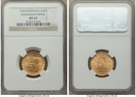 Mihai I gold "Romanian Kings" 20 Lei 1944 MS62 NGC, KM-XM13. AGW 0.1895 oz. 

HID09801242017

© 2020 Heritage Auctions | All Rights Reserved