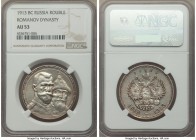 Nicholas II Rouble 1913-BC AU53 NGC, St. Petersburg mint, KM-Y70. 

HID09801242017

© 2020 Heritage Auctions | All Rights Reserved