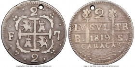 Caracas. Republic 2 Reales 1819-BS VF Details (Holed) NGC, KM-C6.1 .

HID09801242017

© 2020 Heritage Auctions | All Rights Reserved