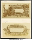 Chile Republica de Chile 2 Pesos 2.20.1909 Pick Unlisted Face and Back Photographic Proofs Crisp Uncirculated. Mounted on cardstock. 

HID09801242017
...