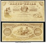Chile Banco De Chile 100 Pesos 1.1.1894 Pick S147p Face and Back Photographic Proofs Crisp Uncirculated. Mounted on cardstock. 

HID09801242017

© 202...
