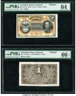 Colombia Banco Nacional de la Republica de Colombia 1 Peso 1.3.1888 Pick 214p; Unlisted Front and Back Proofs PMG Choice Uncirculated 64; Gem Uncircul...