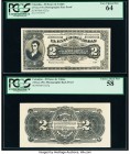 Colombia Banco de Caldas 2 Pesos 191x Pick S327p Face and Back Photographic Proofs PCGS Choice About New 58; Very Choice New 64 . 

HID09801242017

© ...