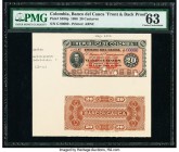 Colombia Banco Del Cauca 20 Centavos 1886 Pick S356p Front and Back Proofs PMG Choice Uncirculated 63. 

HID09801242017

© 2020 Heritage Auctions | Al...