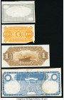 Peru Republica Del Peru 1 Peso 30.6.1879 Pick 1bp Back Proof About Uncirculated. Peru Banco de Arequipa 40 Centavos 1.10.1874 Pick S116fp Face Progres...