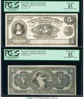 Puerto Rico Banco De Puerto Rico 5 Dollars 1.7.1909 Pick 47p Face and Back Photographic Proofs PCGS Apparent Choice New 63 (2). Mounting remnants on b...