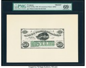 Uruguay Banco Comercial del Salto 50 Centesimos 1.4.1866 Pick S153fp Front Proof PMG Superb Gem Unc 69 EPQ. Mounted on cardstock. 

HID09801242017

© ...