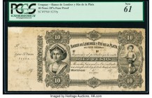Uruguay Banco de Londres y Rio de la Plata 10 Pesos 1870x Pick S239p Face Proof PCGS New 61. Stains.

HID09801242017

© 2020 Heritage Auctions | All R...