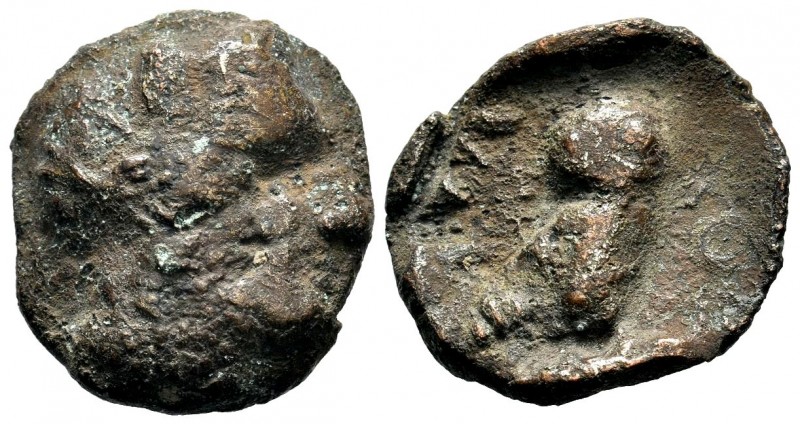 ATTICA. Athens. AR Tetradrachm ca. 454-415 B.C. Interesting light weight types,
...