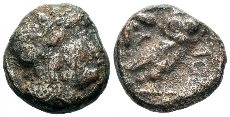 ATTICA. Athens. AR Tetradrachm ca. 454-415 B.C. Silvered
Condition: Very Fine

W...