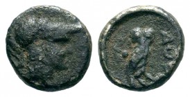 ATTICA. Athens. AR obol ca. 454-415 B.C.
Condition: Very Fine

Weight: 0,90 gr
Diameter: 9,40 mm