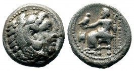 Kings of Macedon. Alexander III 'the Great' (336-323 BC). AR Drachm
Condition: Very Fine

Weight: 4,13 gr
Diameter: 15,75 mm