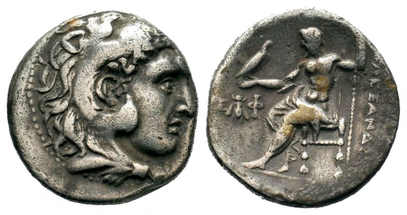 Kings of Macedon. Alexander III 'the Great' (336-323 BC). AR Drachm
Condition: V...