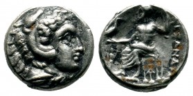 Kings of Macedon. Alexander III 'the Great' (336-323 BC). AR Drachm
Condition: Very Fine

Weight: 4,14 gr
Diameter: 15,45 mm