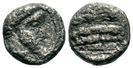 Arados, Phoenicia. AR c. 348/7-339/8 BC.
Condition: Very Fine

Weight: 2,74 gr
Diameter: 14,85 mm