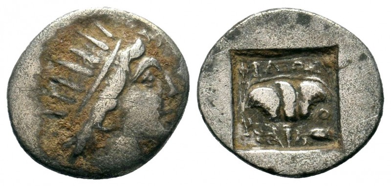 Rhodos, Rhodes AR drachm. Circa 250-229 BC.
Condition: Very Fine

Weight: 1,74 g...