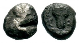 CILICIA, 361/0-334 BC. AR Soloi Obol
Condition: Very Fine

Weight: 0,78 gr
Diameter: 7,00 mm