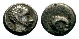 Greek, Kebren 361/0-334 BC. AR Obol
Condition: Very Fine

Weight: 0,42 gr
Diameter: 7,00 mm