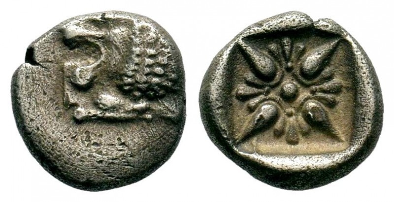 IONIA, Miletos. Late 6th-early 5th century BC. AR Obol
Condition: Very Fine

Wei...