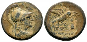 SELEUKID KINGS OF SYRIA. (281-261 BC). Ae. 
Condition: Very Fine

Weight: 8,42 gr
Diameter: 21,30 mm