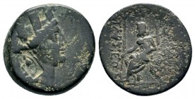 CILICIA. Tarsos. 1st century BC. AE 
Condition: Very Fine

Weight: 6,66 gr
Diameter: 20,65 mm