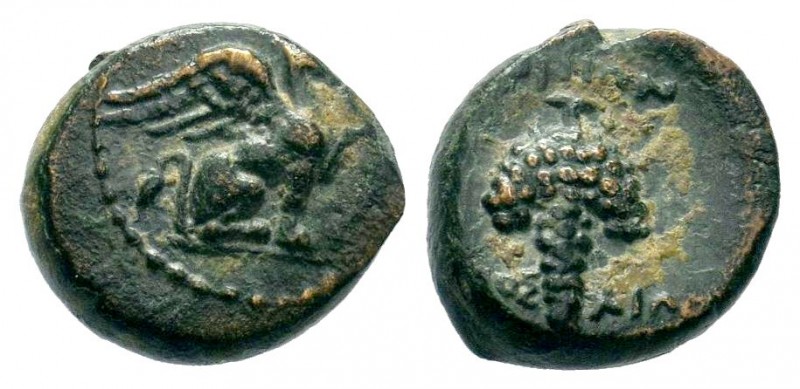 Greek Coins , Ae 100 BC.
Condition: Very Fine

Weight: 2,37 gr
Diameter: 11,30 m...