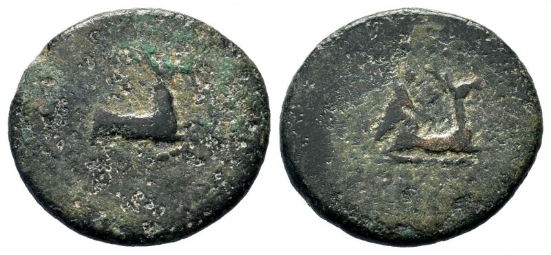 LYDIA. Hierocaesaraea. Pseudo-autonomous. Time of Nero (54-68). Ae.
Condition: V...