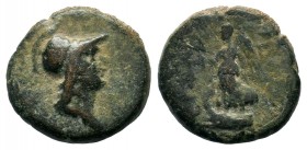 Attica, Athens; c. 264-267 AD, AE
Condition: Very Fine

Weight: 3,14 gr
Diameter: 15,00 mm