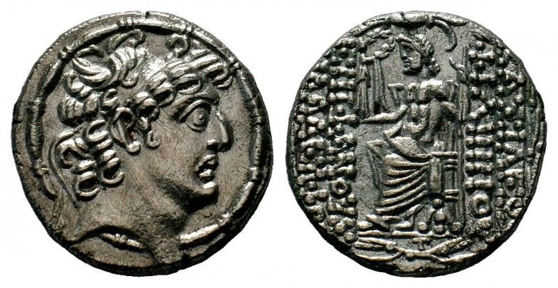 Seleukid Kingdom. Philip I Philadelphos. 95/4-76/5 B.C. AR tetradrachm
Condition...
