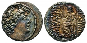 Seleukid Kingdom. Philip I Philadelphos. 95/4-76/5 B.C. AR tetradrachm
Condition: Very Fine

Weight: 15,07 gr
Diameter: 24,15 mm