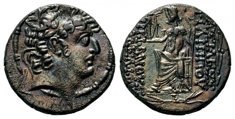 Seleukid Kingdom. Philip I Philadelphos. 95/4-76/5 B.C. AR tetradrachm
Condition...