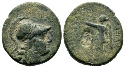 SELEUKIS & PIERIA. Seleukeia Pieria. Ae (1st century BC).
Condition: Very Fine

Weight: 7,34 gr
Diameter: 20,35 mm