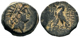 SELEUKIS & PIERIA. Seleukeia Pieria. Ae (1st century BC).
Condition: Very Fine

Weight: 6,70 gr
Diameter: 18,85 mm