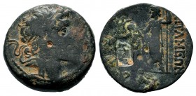 SELEUKIS & PIERIA. Seleukeia Pieria. Ae (1st century BC).
Condition: Very Fine

Weight: 7,39 gr
Diameter: 19,80 mm